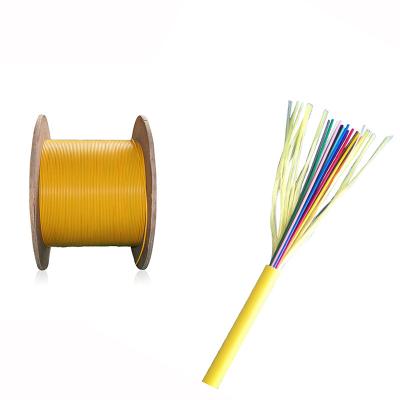 China Indoor Indoor Cabling Distribute Fiber Optic Cable 4 6 Core Tight Buffer Indoor Distribution Fiber Cable GJFJV for sale