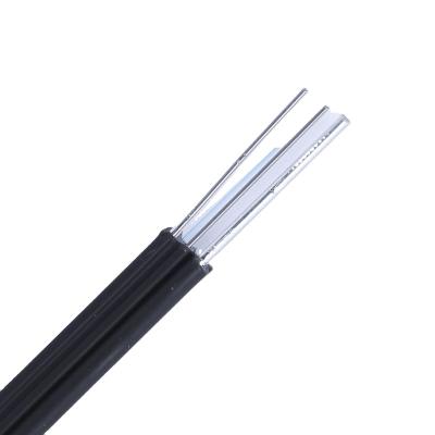 China Fiber 2 FTTH single mode 1 4 core ftth drop cable outdoor fiber optic cable g657a1 for sale