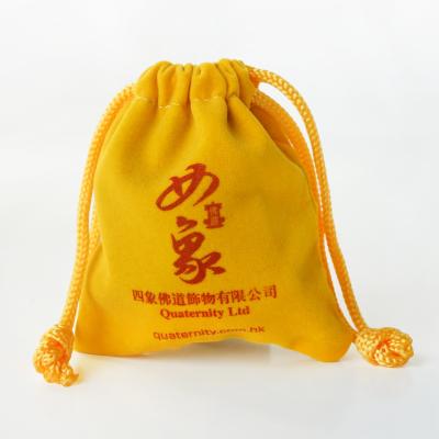 China Rope Handle Manufacturer Flannel Dust-Proof Bags Flannel Drawstring Pouch Drawstring Bag for sale