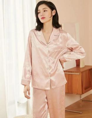 China Soft lingerie loungewear sleepwear robe for women custom made sexy satin pajamsa set satin bridesmaid sleepwear for sale