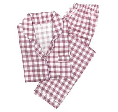 China Breathable Plaid Pijamas Long Robes Sleepwear Robes For Woman Pajamas For Women Sexy Sleepwear Robe Women Set Nightgowns for sale