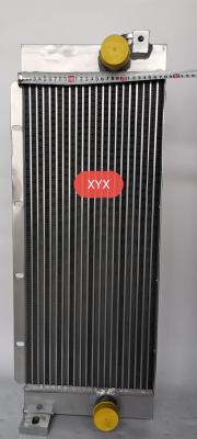 China Xugong 60 Aluminum Excavator Radiator Assembly Double Pass for sale