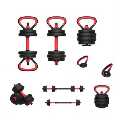 China Dumbbell Cement Adjustable Dumbbell Eco-friendly Durable Popular Barbell Set Kettlebells Set for sale