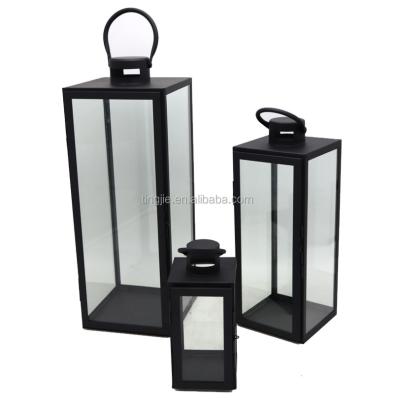 China Wholesale Outdoor Garden Lanterns Saving Stainless Steel Home Decoration Candle Lantern for sale