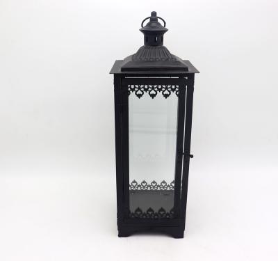 China New high quality classic simple design cheap lantern in candle holder for home deco large lantern for sale