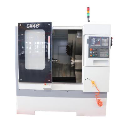 China CK46 Slant Bed CNC Turning Machine Horizontal Lathe Machine 2400*1700*1600mm for sale