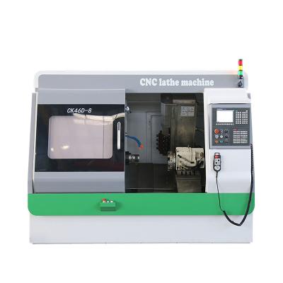 China Drehende und mahlende Schrägen-Bett automatische CNC-Drehbank-Maschine CK46D-8 zu verkaufen