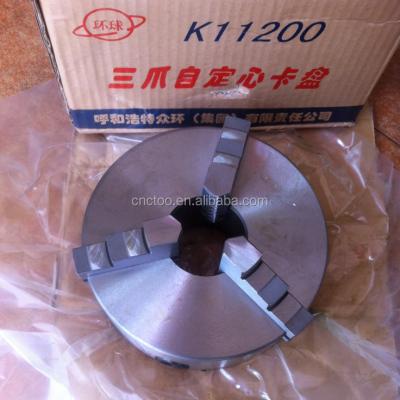 China Manuelle Drehbank Chuck Three Jaw K11200 Mini Lathe Chuck zu verkaufen