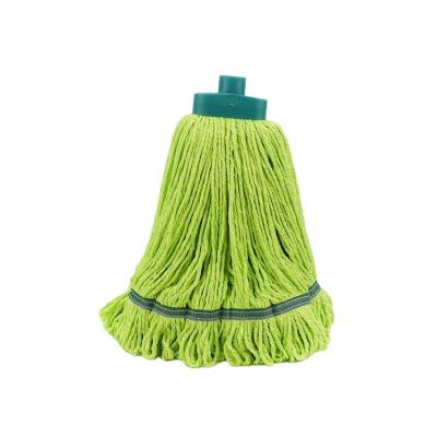 China Sustainable Microfiber Wipe Round Italian Screw Broom Mop Cotton Head for sale