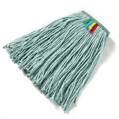 China Viable Wholesale Commercial Wet Floor Mop Cotton Refill Cotton Mop Head Cleaning Head for sale