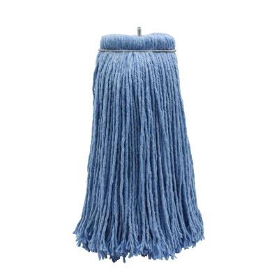 China Sustainable Refill Brooms Screwflat Cut_end Wet Mop Head Industrial Household Broom Cotton Head for sale