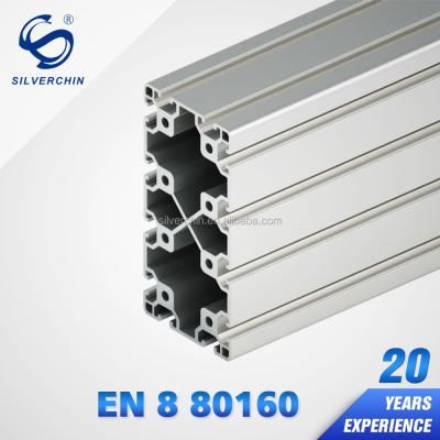 China Transport Tools Top Sales En Standard V Slot 80120 80X120 80Series Aluminum Profile for sale