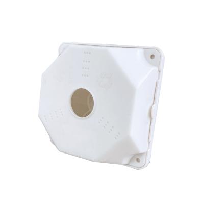 China Waterproof Plastic CCTV System ZCEBOX Junction Box 130*130*55 CCTV Camera PP White for sale