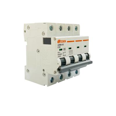 China mcb 25amp 63 amp mcb afety prices B ZCEBOX single phase miniature circuit breaker electrical for sale