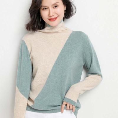 China Anti-pilling new autumn and winter sweater woolen sweater top anti-pilling pure thin color sweater neck knit low shirt for sale