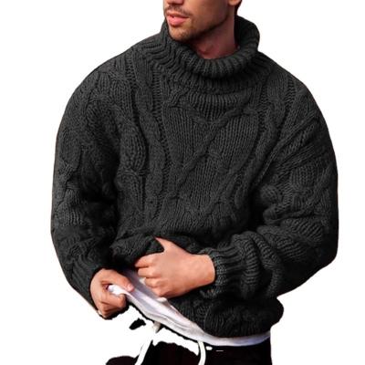 China Anti-pilling the anti-pilling new autumn and winter solid color men's high-grade sweater for sale