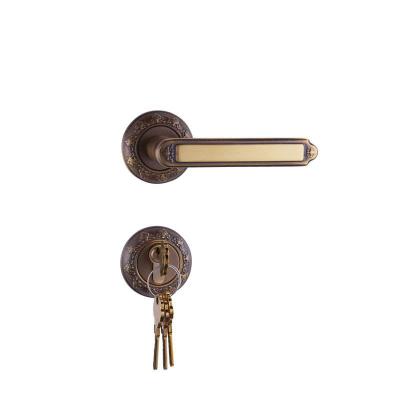 China High quality Home decor solid brass door lever handles for sale