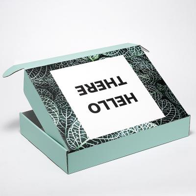 China Recyclable Custom Logo Foldable Christmas Gift Box Printed Announcement Shipping Cardboard Apparel Gift Box For Suit Dress Pants Shoes Packaging for sale