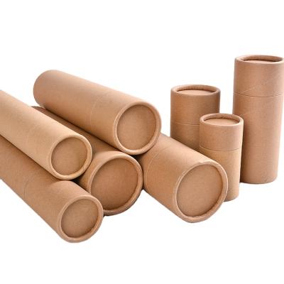 China Handmade Special High Quality Customized Recycled Papertubes Packaging Paper Newspaper Distribution Tour Container Cardboard Cylinder for sale