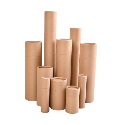 China Handmade Food Grade Cardboard Tea Paper Tube Packaging Cylinder Container For Round Tea The Box Packing for sale