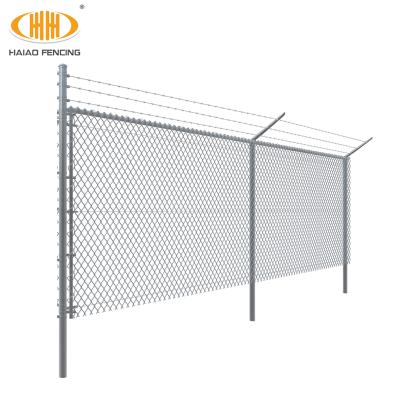 China Hot Selling Easily Assembled Used Chain Link Fence For Sale With Chain Link Fence And Barrier for sale