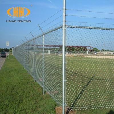 China Factory Direct Easily Assembled High Quality PVC Coated Used Chain Link Fence Glavanized Wire Mesh for sale