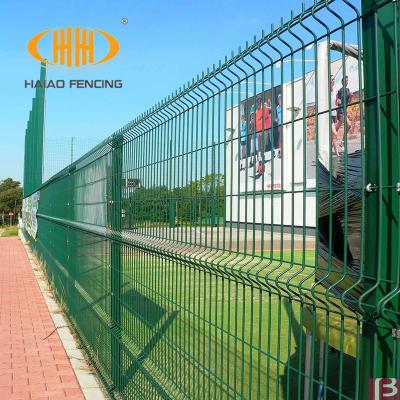 China Easily Assembled 2021 Top Selling 3D Curved Welded Wire Mesh Fence Iron Garden Fence for sale