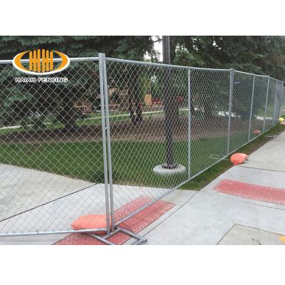 China Cheap Price Easily Assembled 6*12 Ft Galvanized Temporary Chain Link Fence For Sale for sale