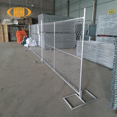 China Easily Assembled Retractable 8x12 USA Galvanized Temporary Metal Mesh Fence Panels for sale