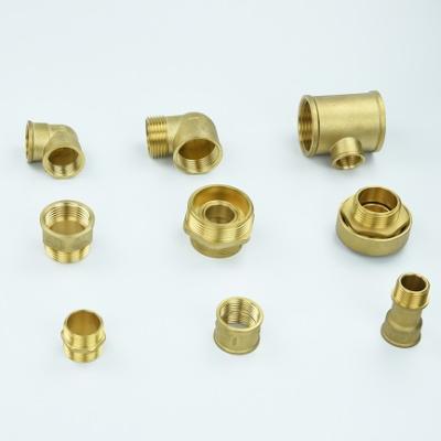 China Connector Fenghua Toilet Pipe Fittings PVC Nickel Plated Cross Brass Pipe Fittings For Plumber Hardware for sale