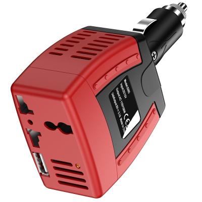 China 150W Power Inverter 12V To 110V Voltage Converter Car Charger Power Adapter With 1 Charging Port USB 529D for sale