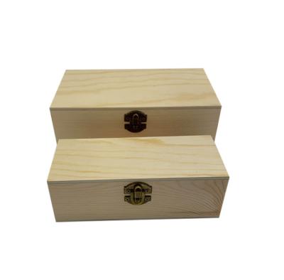 China Handmade ODM Customized Luxury Solid Pine Wood and Bamboo Trinket Box or Small Jewelry Storage Box for sale