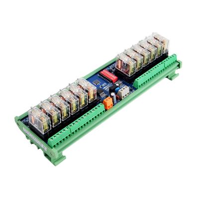 China Overcurrent protection 12-Channel RS485 communication relay module single group 24V factory direct remote control RS485 module for sale