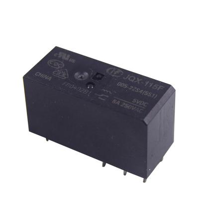 China Huaqingjun Sealed Hongfa Relay12/24VDC 8 Pins 2NO 2NC Electromagnetic Relays For Street Lights Control for sale