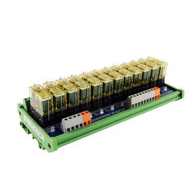 China Original sealed 12-Channel IDEC group single relay module compatible with NPN/PNP DC24V electromagnetic relays for street lights control for sale