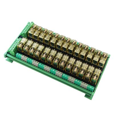 China Single Group 26-Channel Sealed Relay Module Dual Row IDEC DC 24V Output Compatible with NPN and PNP Industrial Control Board for sale