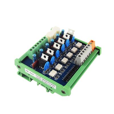 China 6-Channel PLC AC Amplifier Board SCR Output Non-contact Optical Coupler Board 88*87*40mm Isolation Board Factory Direct Sales for sale