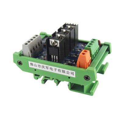 China 4-Channel PLC DC Amplifier Board PLC Output Power Board New Imported MOS Tube Heat Protection Factory Direct 87*60*40mm for sale