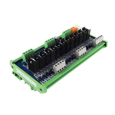 China Original Diaphragm Output Power Isolation 12-Channel PLC DC Amplifier Board MOS Tube Heat Protection Factory Direct Sales 170mm*87mm*50mm for sale