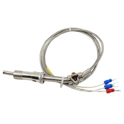 China Huaqingjun PT100 Compression Spring Thermocouple Detector for Plastic Extrusion Machine PT100-1000mm for sale