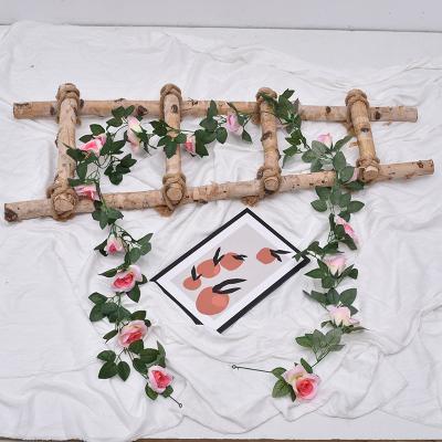 China Cheap natural touch for wall mounted low price wedding decoration artificial flower rattan decorative garland for sale