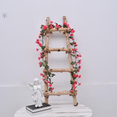 China Wholesale Low Price Artificial Natural Touch Flower Vine Artificial Flower Rose Christmas Decoration Garland for sale