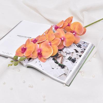 China New natural touch artificial flower phalaenopsis used for potted artificial plant for sale