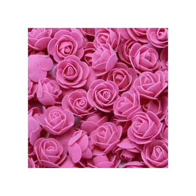 China Household Mother's Day Hot Sale Foam Rose Flowers Foam Roses Artificial Rose Head for sale