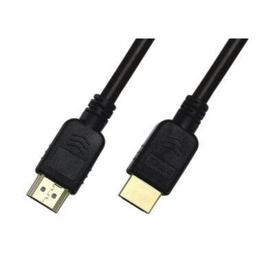 China 4K macho a macho de alta velocidad de oro con cable HDMI con cable redondo de material de cubierta de PVC en venta