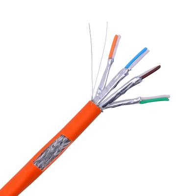 China ExactCables Cat7 Cable de LAN de alta velocidad 4 pareja FTP 23AWG CCA/CCS/CU/BC Cable de red en venta