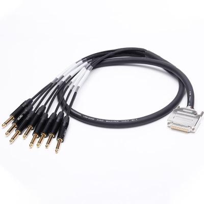 China IP58 Protection Class Active Optical Cables for 8ch 6.35 Male Audio Transmission for sale