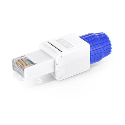 China Utp Cat6A Modular Plug Rj45 Steckverbinder Stecksteinadapter durch exakte Kabel verbinden zu verkaufen