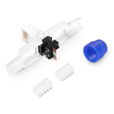 China Netzwerk Cat6A UTP-Keystone-Adapter für einfache Internet-Stecker RJ45-Netzwerkanschlüsse zu verkaufen