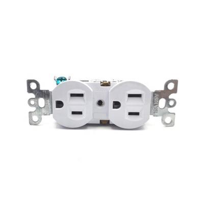 China Standaard Aarding Tamper Resistant Duplex Receptacle Socket Decorative WIFI GEEN Schakelaar Te koop